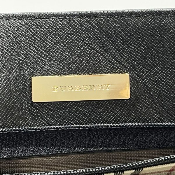 20469095 6 BURBERRY Handbag Logo Plate Internal Check Pattern Bag