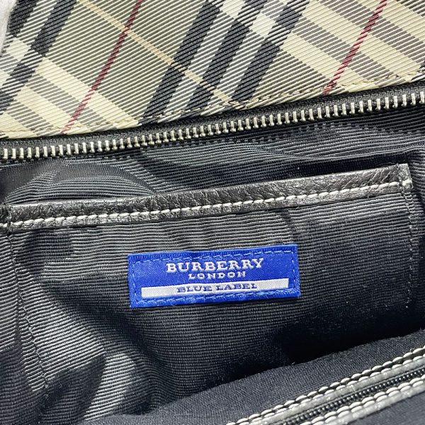 20469097 6 Burberry Blue Label Tote Bag Check Large Capacity Bag Biege