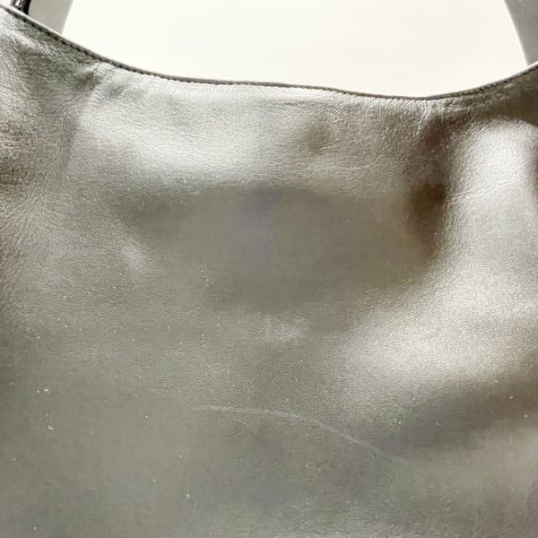 20470835 10 Prada Logo Plastic Handle Nappa Shoulder Bag