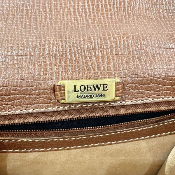 20470853 6 Loewe Handbag Barcelona Top Handle Bag Brown