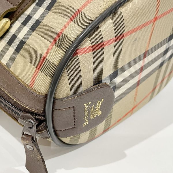 20470856 10 Burberrys Boston Bag Logo Check Bag Biege