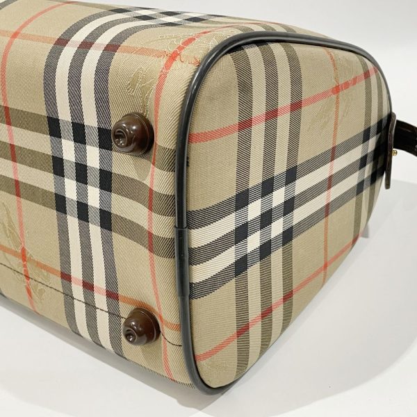 20470856 8 Burberrys Boston Bag Logo Check Bag Biege