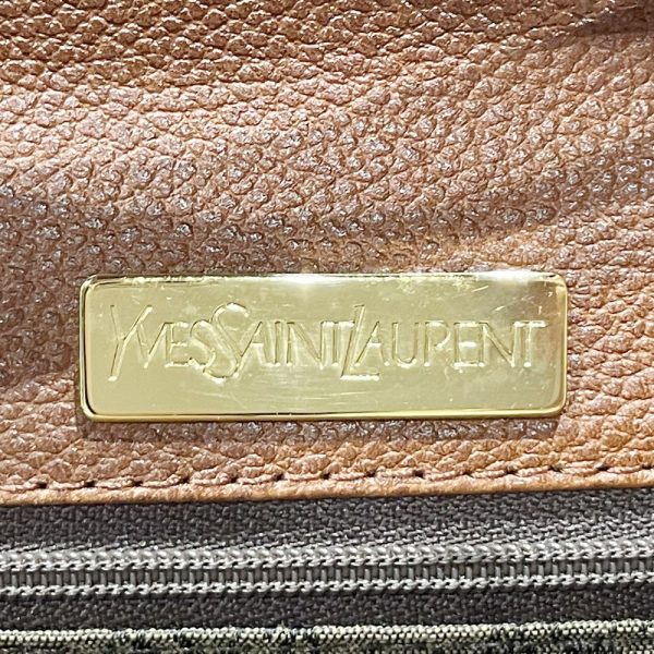 20472431 14 Yves Saint Laurent YSL Logo Crossbody Shoulder Bag Brown