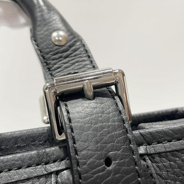 20472780 11 Burberry Handbag Logo Internal Check Black