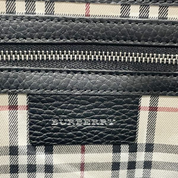 20472780 6 Burberry Handbag Logo Internal Check Black