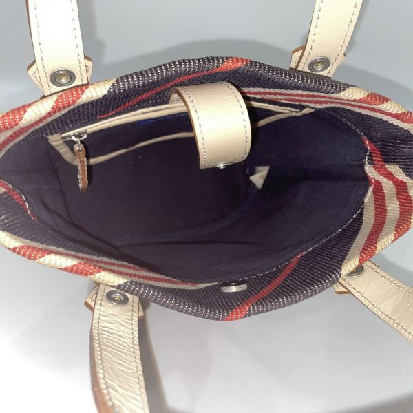 20473450 11 Burberry Blue Label Handbag Check Bucket