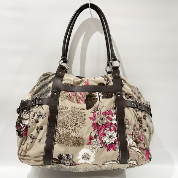 20473998 2 Salvatore Ferragamo Jaguar Flower Print Gancini Tote Bag