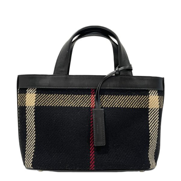 20474005 1 Burberry Handbag London Check Mini Black