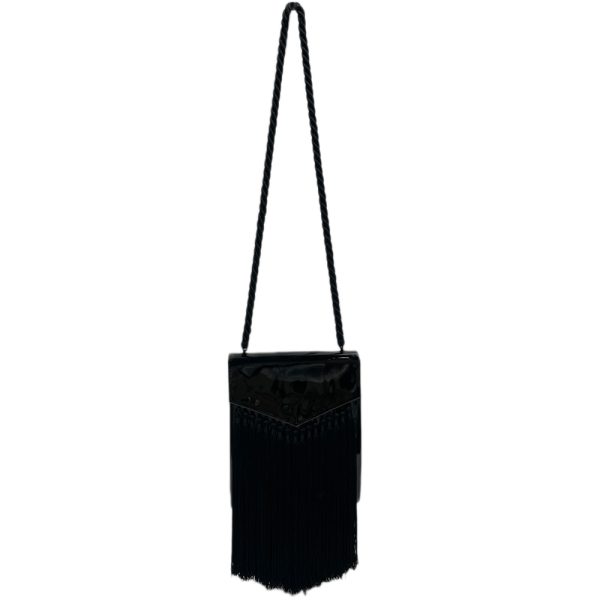 20474022 1 Yves Saint Laurent Fringe Tassel String Crossbody Shoulder Bag