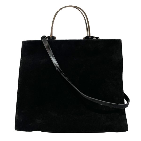 20474725 1 GUCCI Square Type Tote Bag Black