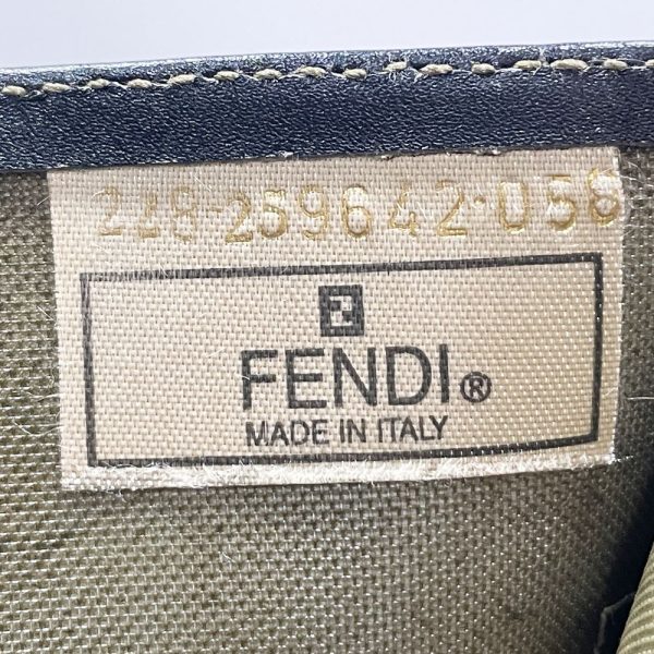 20475674 7 FENDI FF Logo Mesh String Braid Tote Bag Black