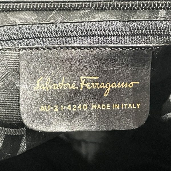 20475700 6 Salvatore Ferragamo Vara Gathered Frill Tote Bag Black