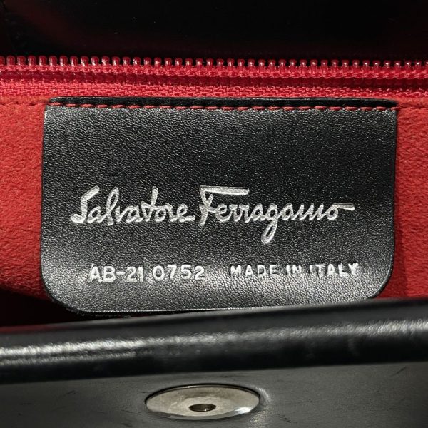 20475701 9 Salvatore Ferragamo Gancini Plastic Handle Handbag