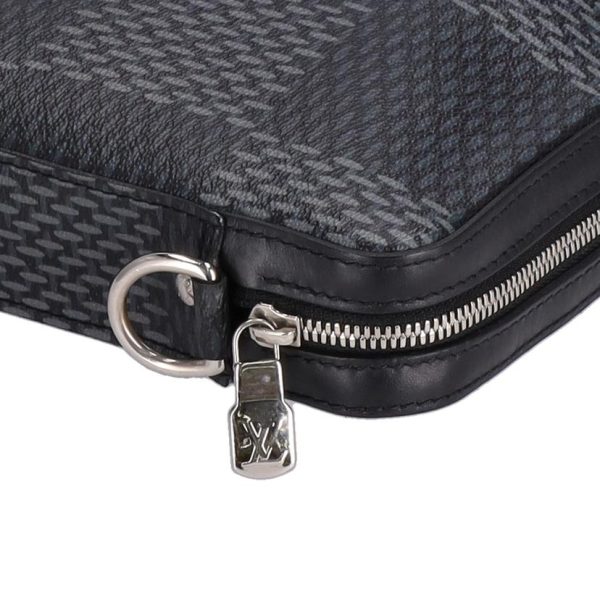 20540 7 Louis Vuitton Trio Messenger Damier Graphite Black