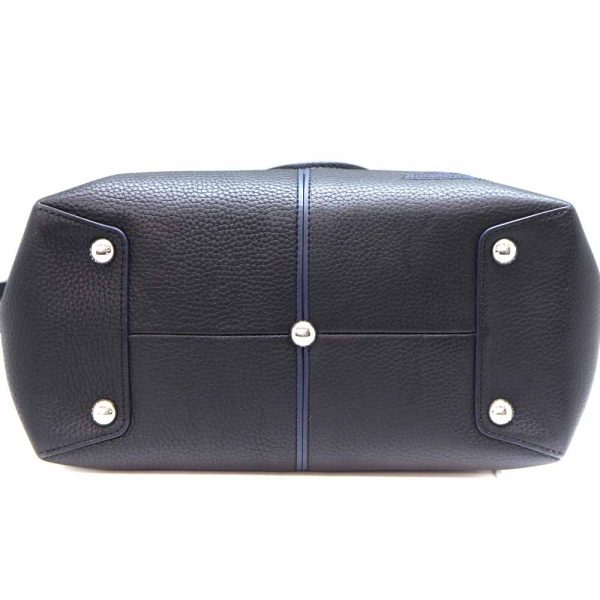 2095 5 Louis Vuitton Pernelle 2way Bag Leather Black Navy