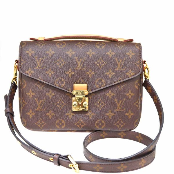 2096 1 Louis Vuitton Pochette Metis MM 2WAY Bag Brown