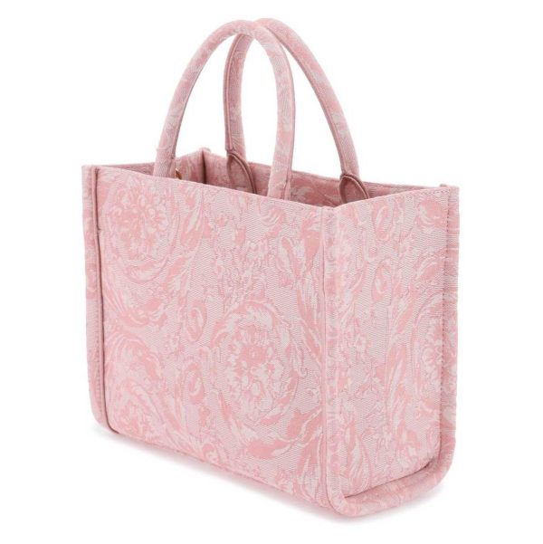 20b683272ab24a6 ik 2 Versace Athena Barocco Pink Bag Small Tote