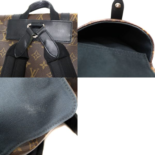 21 4179 6 Louis Vuitton Christopher PM Rucksack Black Brown