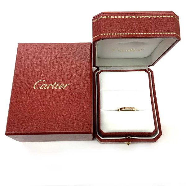 21 5209o 6 Cartier Mailon Panther Ring Pink Gold