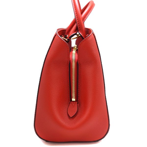 21 7290 2 Louis Vuitton Montaigne MM Shoulder Bag Red