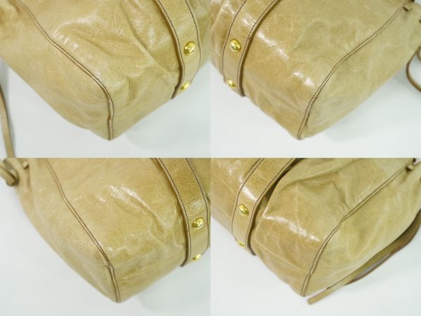 2100020000006172 7 Miu Miu 2WAY Shoulder Bag Beige