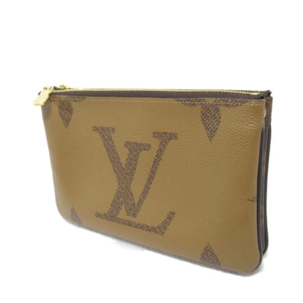 2100301118126 4 Louis Vuitton Pochette Double Zip Shoulder Bag Womens Brown