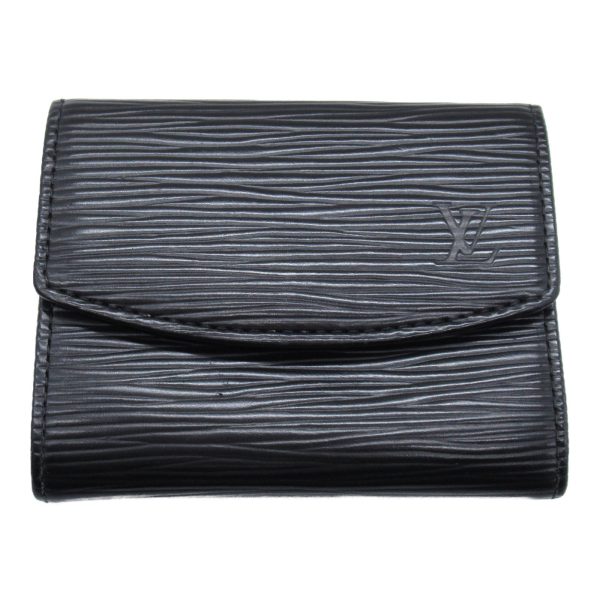 2100301121874 2 Louis Vuitton Portomone Coin Case Wallet Black