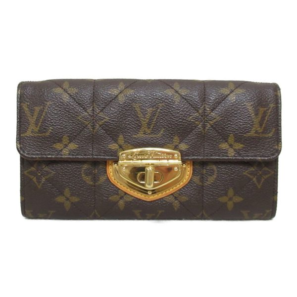 2100301123007 2 Louis Vuitton Sarah Zip Long Wallet Brown