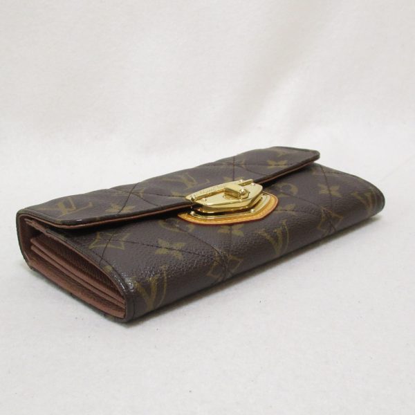 2100301123007 4 Louis Vuitton Sarah Zip Long Wallet Brown