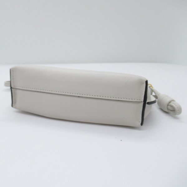 2100301127647 6 Loewe Flamenco Nano Chain Shoulder Bag Calf White