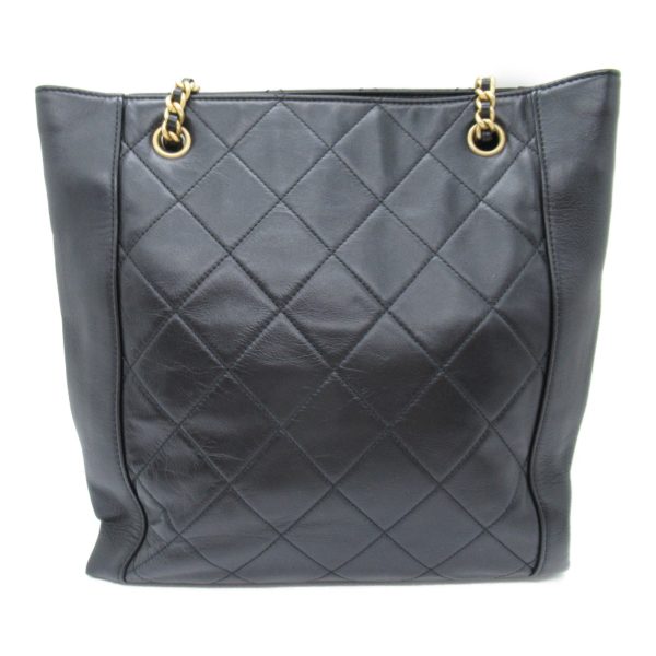 2100301129269 5 Chanel Matelasse Shoulder Tote Bag Lambskin Black