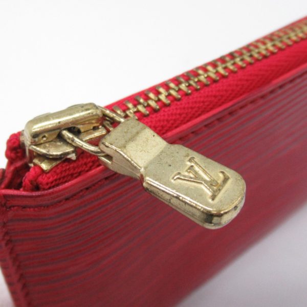 2100301131552 7 Louis Vuitton Pochette Clerk Key Coin Case Red