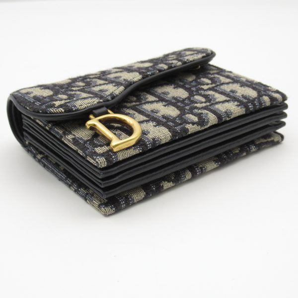 2100301133945 3 Dior Card Case Canvas Navy