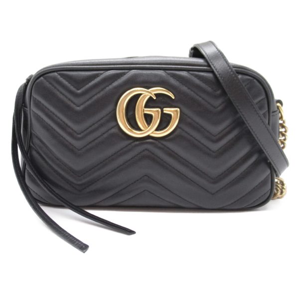 2100301135659 1 Gucci Shoulder Bag Calf Leather Black