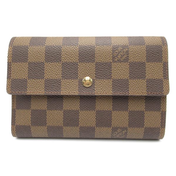 2100301136021 1 Louis Vuitton Porte Tresor Etuy Wallet Brown