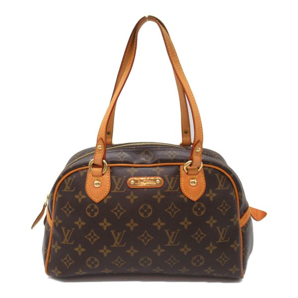 2100301138797 4 Louis Vuitton Montorgueil PM Shoulder Bag Brown