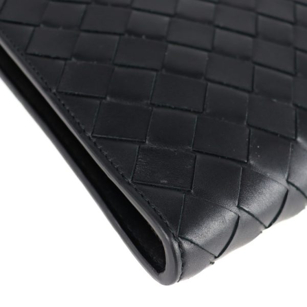 2101043007011 5 Bottega Veneta Intrecciato Clutch Leather Bag Black