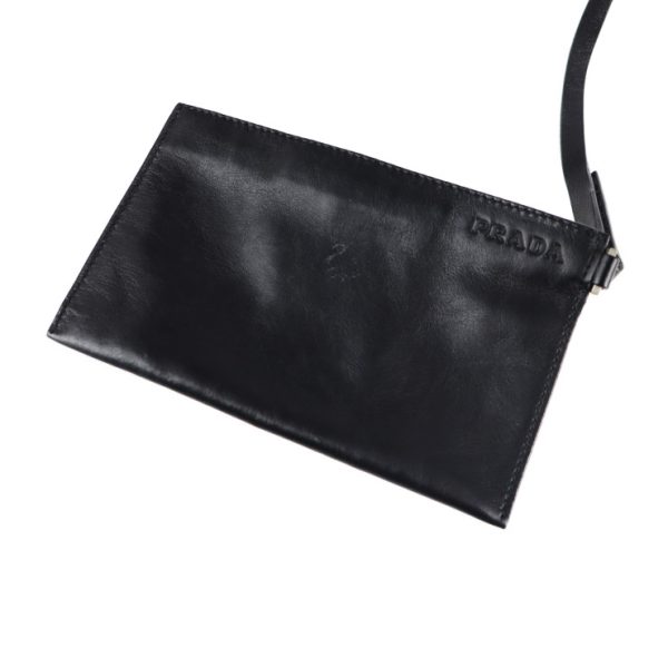 2101043007033 9 Prada Calf Tote Bag Black