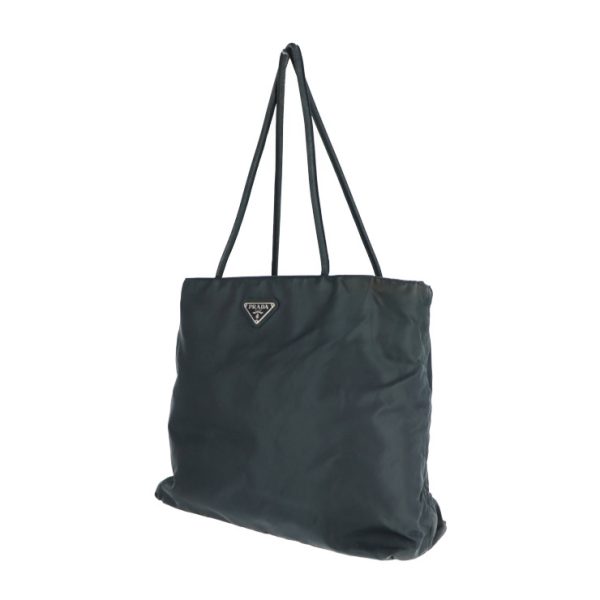 2101043007034 2 Prada Nylon Tote Bag Dark Green