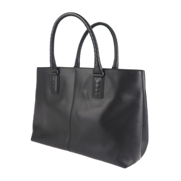 2101063007007 2 Bottega Veneta Marco Polo Tote Calf Black Bag