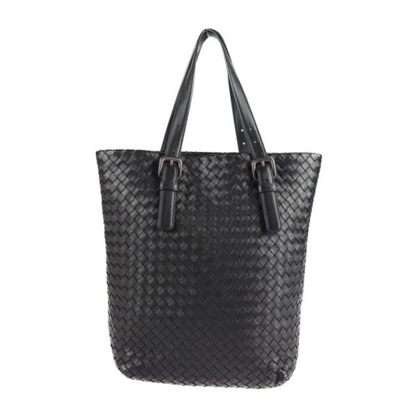 2101073007016 3 Bottega Veneta Intrecciato Leather Tote Bag Black