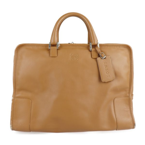 2101073007027 1 Loewe Amazona Leather Handbag Camel