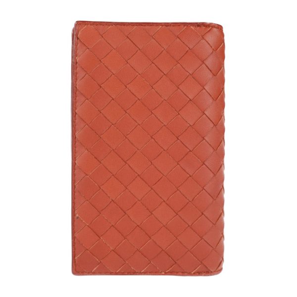 2101083008016 3 Bottega Veneta Intrecciato Leather Card Case Brown