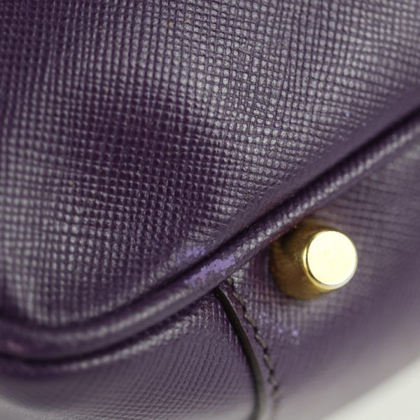 2101093007013 7 Prada Saffiano Leather Handbag Purple