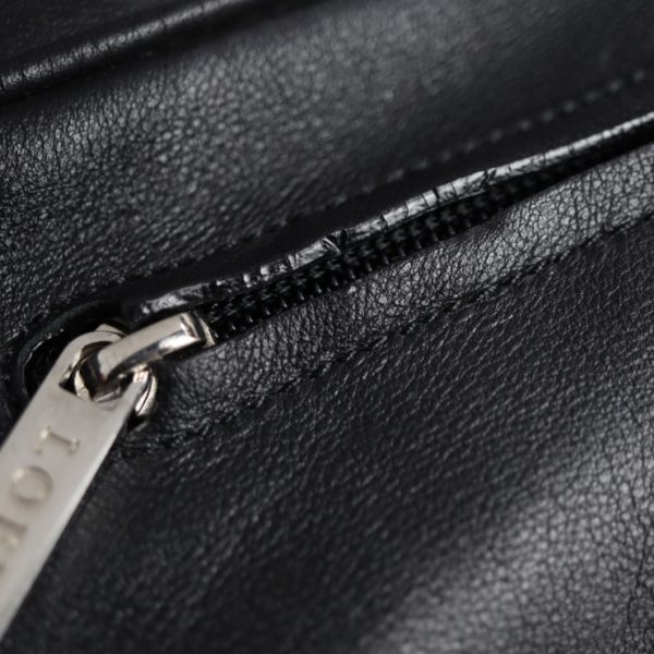 2101123002007 7 Loewe Leather Boston Bag Black