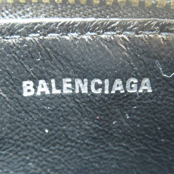 2101217360920 7 Balenciaga Card Case Key Pouch Calf Cowhide Black