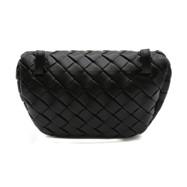 2101217483285 3 Bottega Veneta Waist Bag Body Bag Leather Black