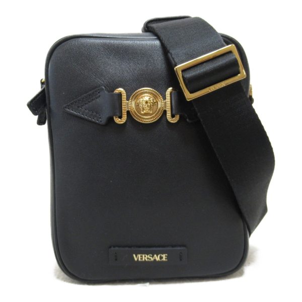 2101217508735 2 Versace Crossbody Black Bag Calf Shoulder