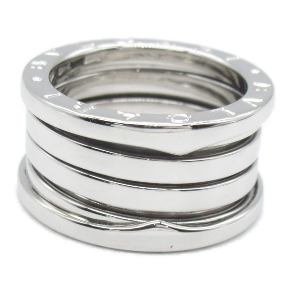 2101217521468 3 Bulgari BVLGARI B zero1 Ring Ring Jewelry K18WG White Gold Mens Womens Silver Used