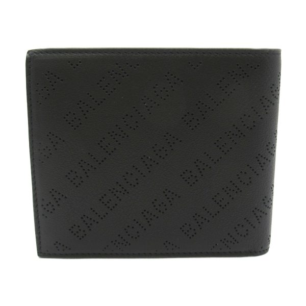 2101217523653 1 Balenciaga Bifold Wallet Calf Black